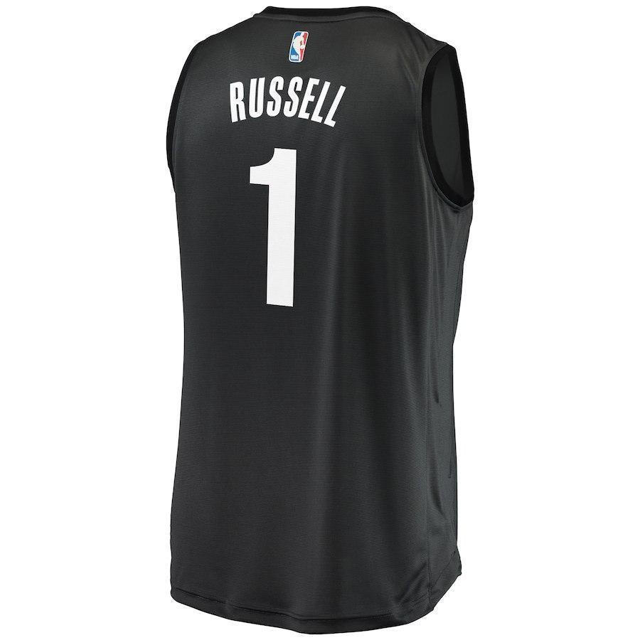 1-D'Angelo Russell Brooklyn Nets Alternate Jersey – Charcoal