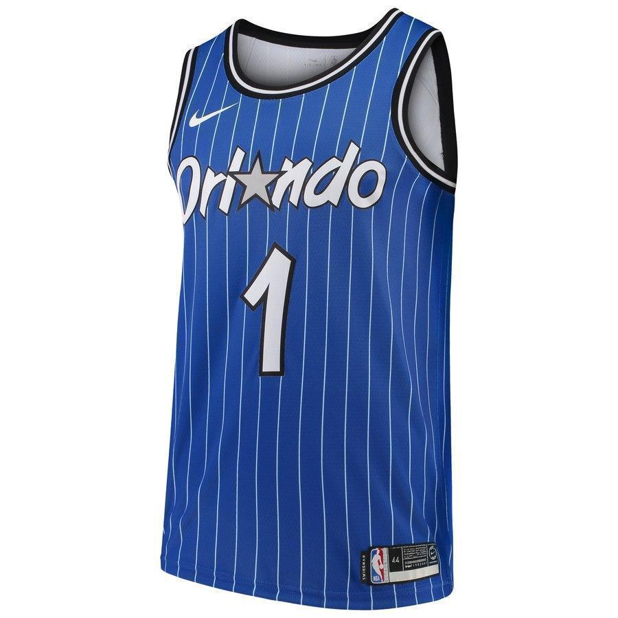 1-Jonathan Isaac Orlando Magic Hardwood Classics Swingman Jersey – Blue