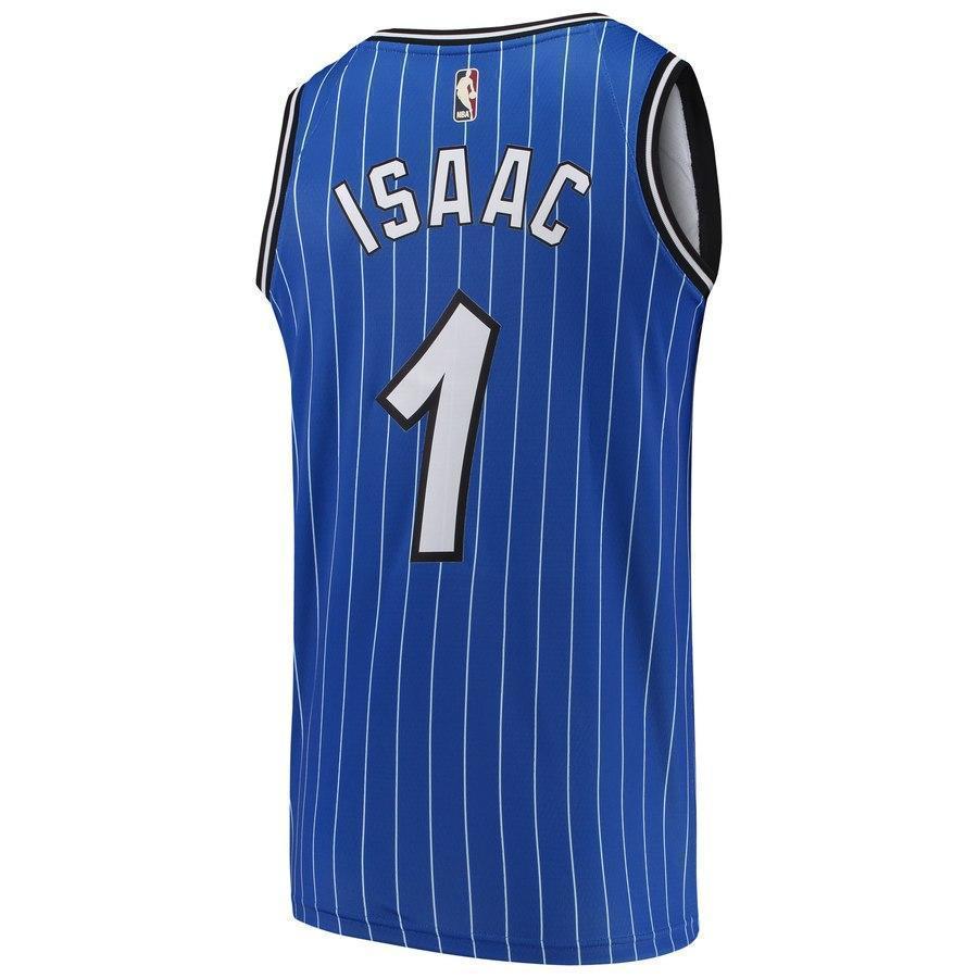 1-Jonathan Isaac Orlando Magic Hardwood Classics Swingman Jersey – Blue