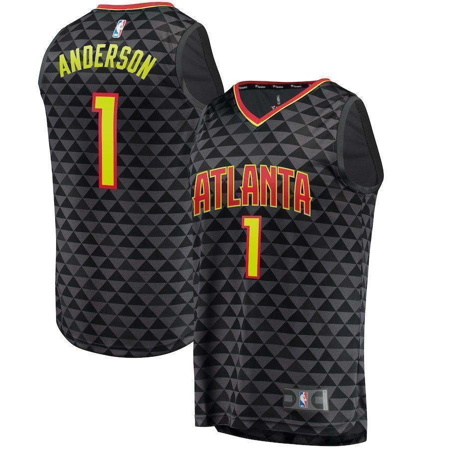 1-Justin Anderson Atlanta Hawks Jersey - Icon Edition - Black
