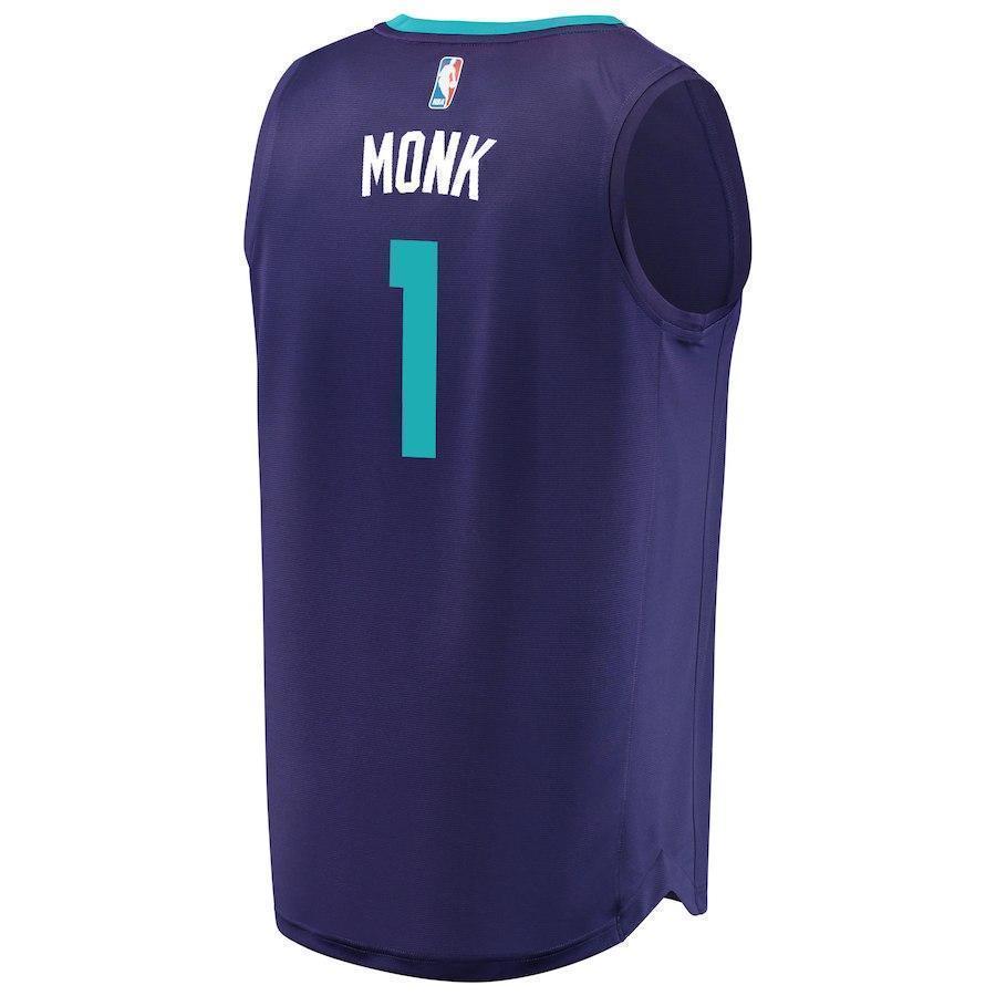 1-Malik Monk Charlotte Hornets  Jersey - Statement Edition - Purple