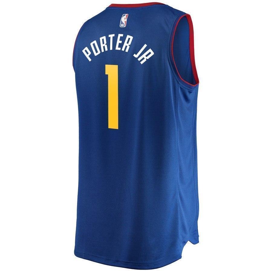 1-Michael Porter Jr. Denver Nuggets  Jersey - Statement Edition – Blue