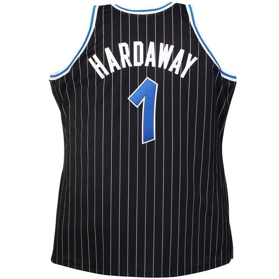 1- Penny Hardaway Orlando Magic Hardwood Classics Vintage Jersey - Black