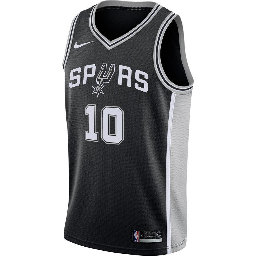 10-DeMar DeRozan San Antonio Spurs Icon Swingman Jersey - Black