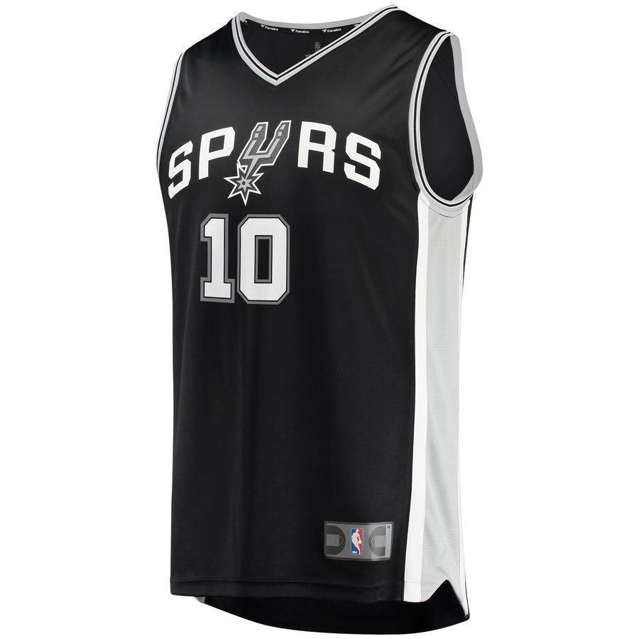 10-DeMar DeRozan San Antonio Spurs  Jersey - Icon Edition - Black