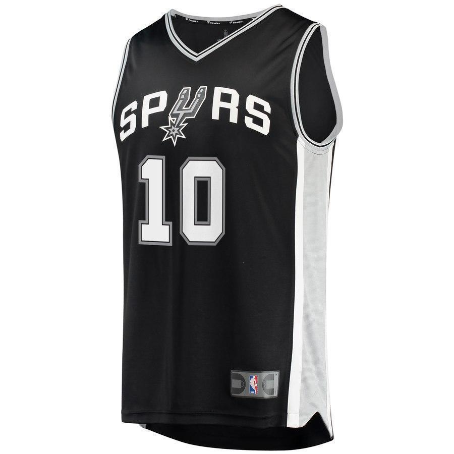 10-DeMar DeRozan San Antonio Spurs Jersey Black - Icon Edition