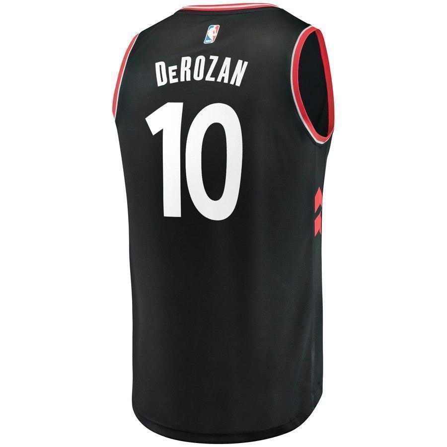 10-DeMar DeRozan Toronto Raptors  Jersey Black - Statement Edition