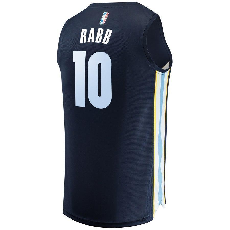 10-Ivan Rabb Memphis Grizzlies  Jersey - Icon Edition – Navy