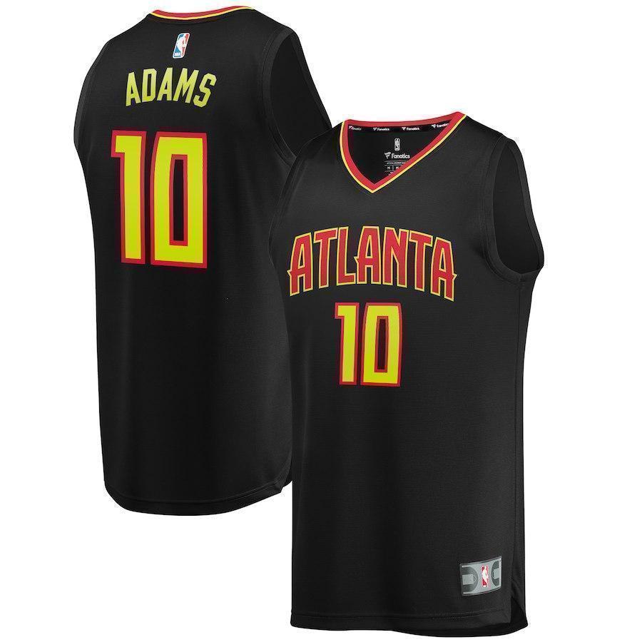 10-Jaylen Adams Atlanta Hawks Jersey Black - Icon Edition