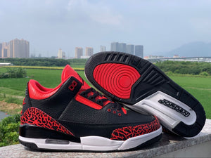 NIKE AIR JORDAN 3rd Generation Black Red Men's Shoes