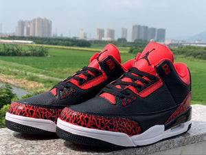 NIKE AIR JORDAN 3rd Generation Black Red Men's Shoes