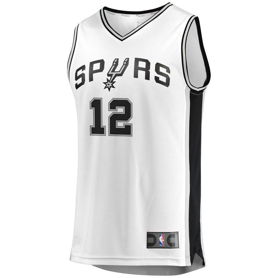 12-LaMarcus Aldridge San Antonio Spurs  Jersey - Association Edition – White
