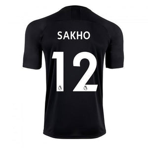 Crystal Palace 12 SAKHO Away Soccer Jersey 2019-2020