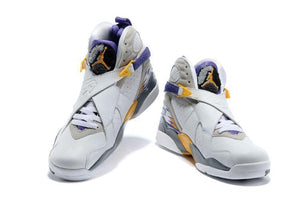 Air JORDAN 8 Generation Engraved Purple/White