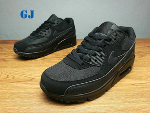 Nike Air Max 90 Essential Trainers Sports Shoes Black