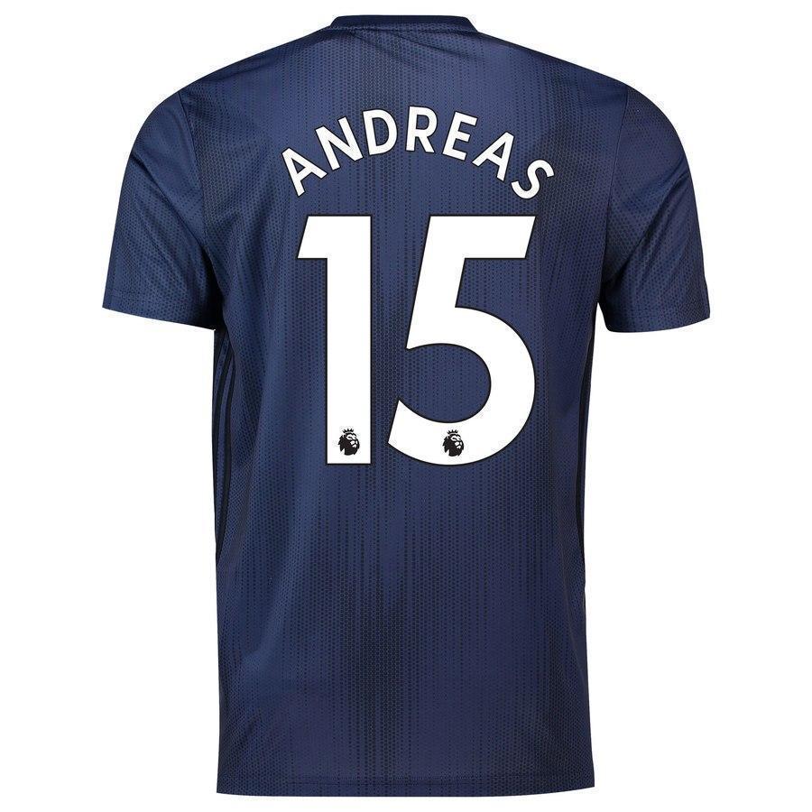15-Andreas Pereira Manchester United 18-19 Third Jersey – Navy