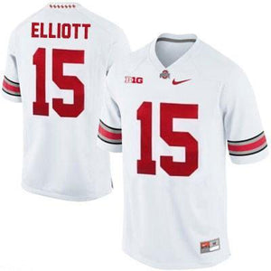 Ezekiel Elliott Ohio State Buckeyes Nike Football Jersey - White