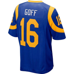 Jared Goff Los Angeles Rams Game Player Jersey