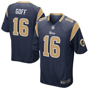 Jared Goff Los Angeles Rams Game Player Jersey