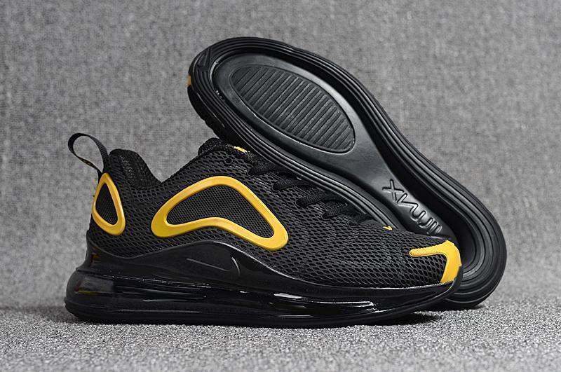 Nike Air Max 720 Sneakers Men's Black Yellow