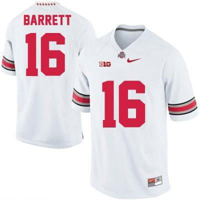 J.T. Barrett Ohio State Buckeyes Nike Football Jersey - White