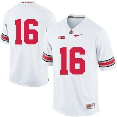 #16 Ohio State Buckeyes Nike Football Jersey - White