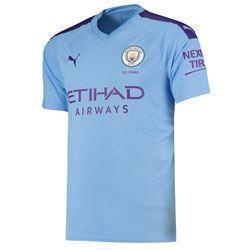 Silva 21 Manchester City Home Soccer Jersey 2019-20