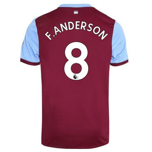 F.ANDERSON 8 West Ham Home Soccer Jersey 2019-20 Jersey