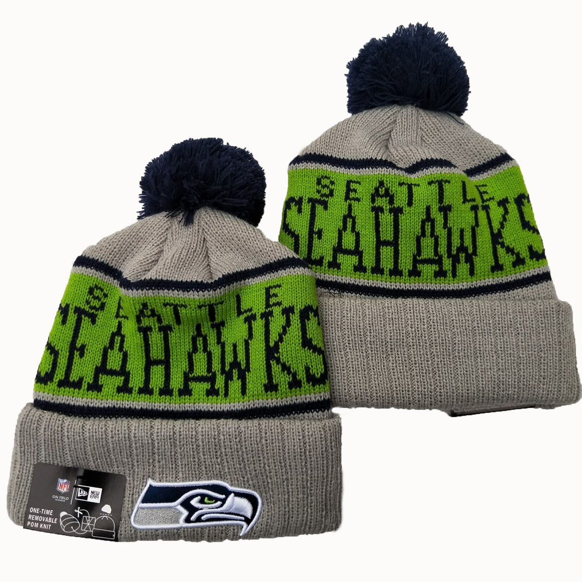 SEATTLE SEAHAWKS New Era 2019 Cold Weather Knit Hat