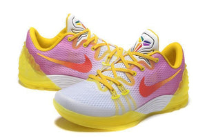 Nike Kobe AD Mamba Basketball Shoes White Yellow Pink