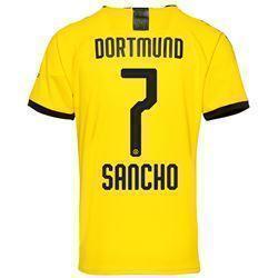 Sancho 7 Borussia Dortmund Home Soccer Jersey 2019-20 – Yellow