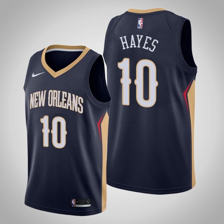 Jaxson Hayes New Orleans Pelicans Swingman 2019-20 Jersey - Icon Edition-Navy