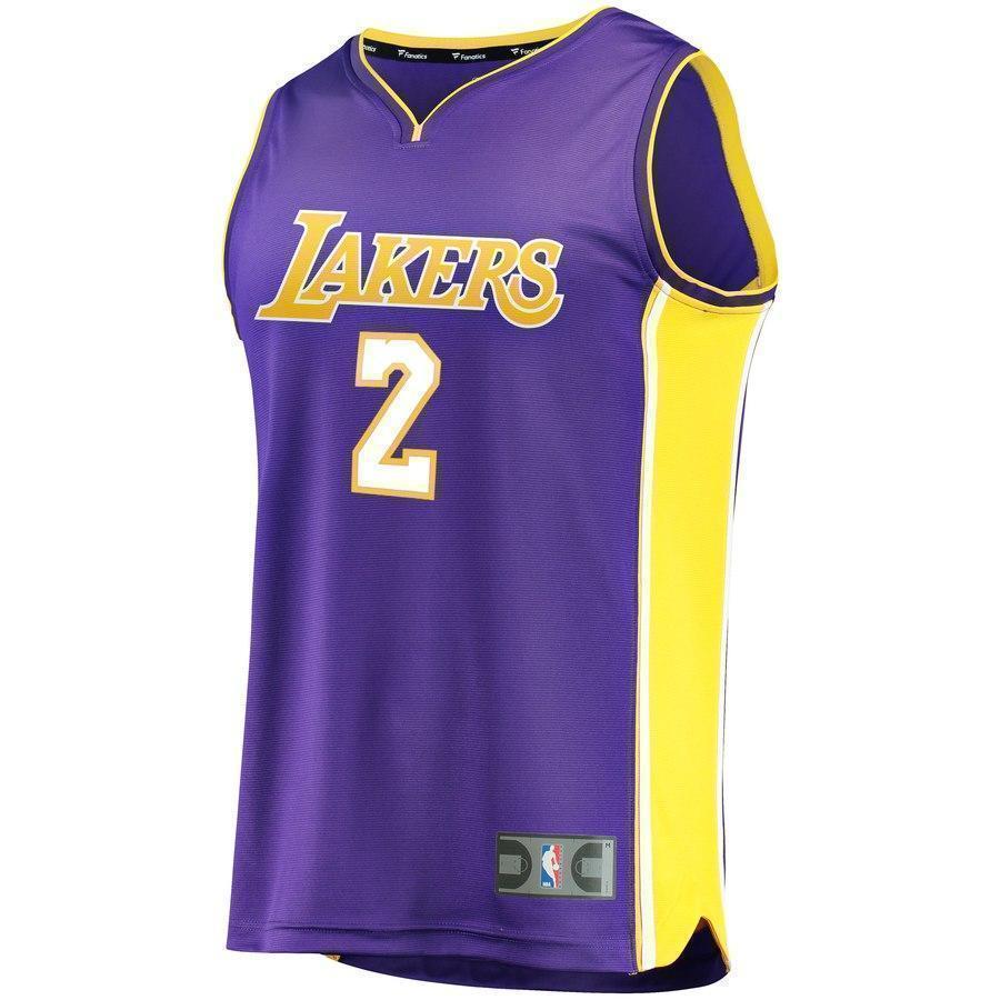 2Lonzo Ball Los Angeles Lakers Swingman Jersey - Statement Edition – Purple