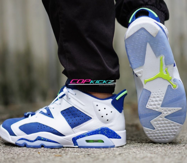 Air Jordan 6th White/Blue