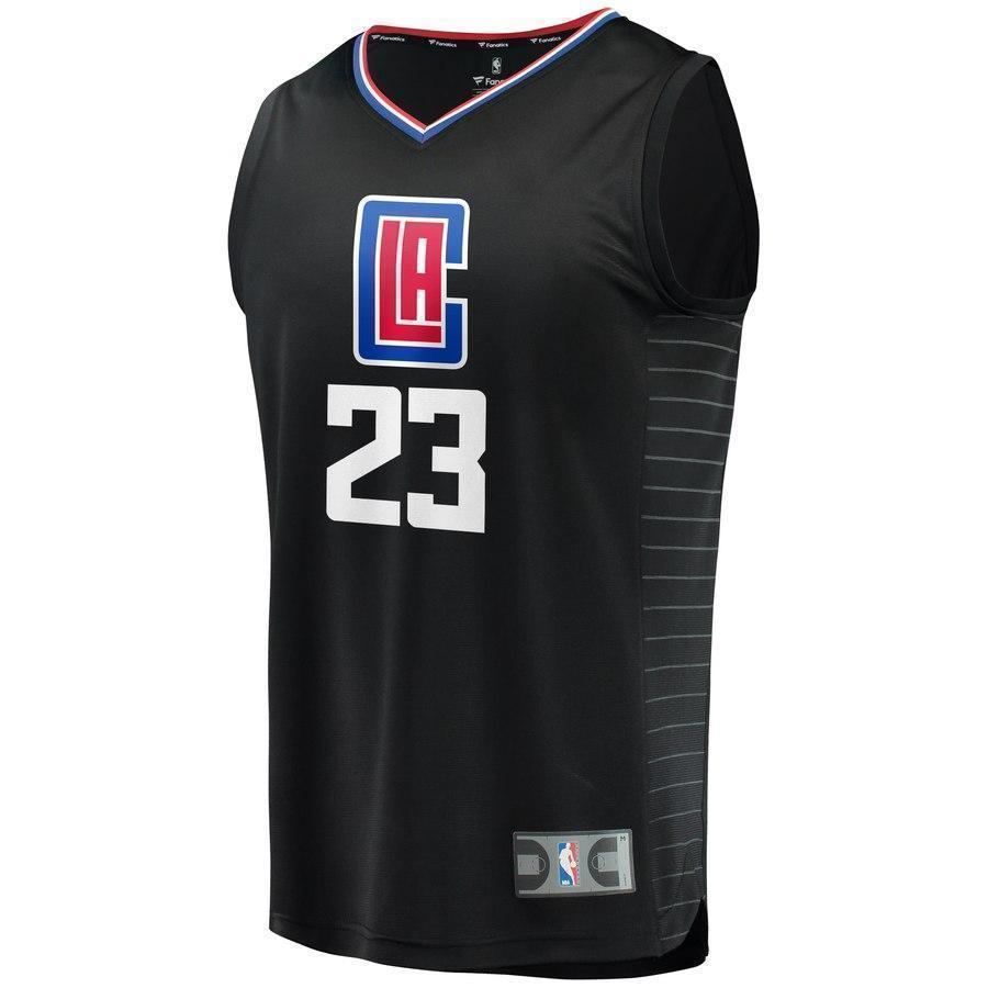 23-Lou Williams LA Clippers  Jersey Black - Statement Edition
