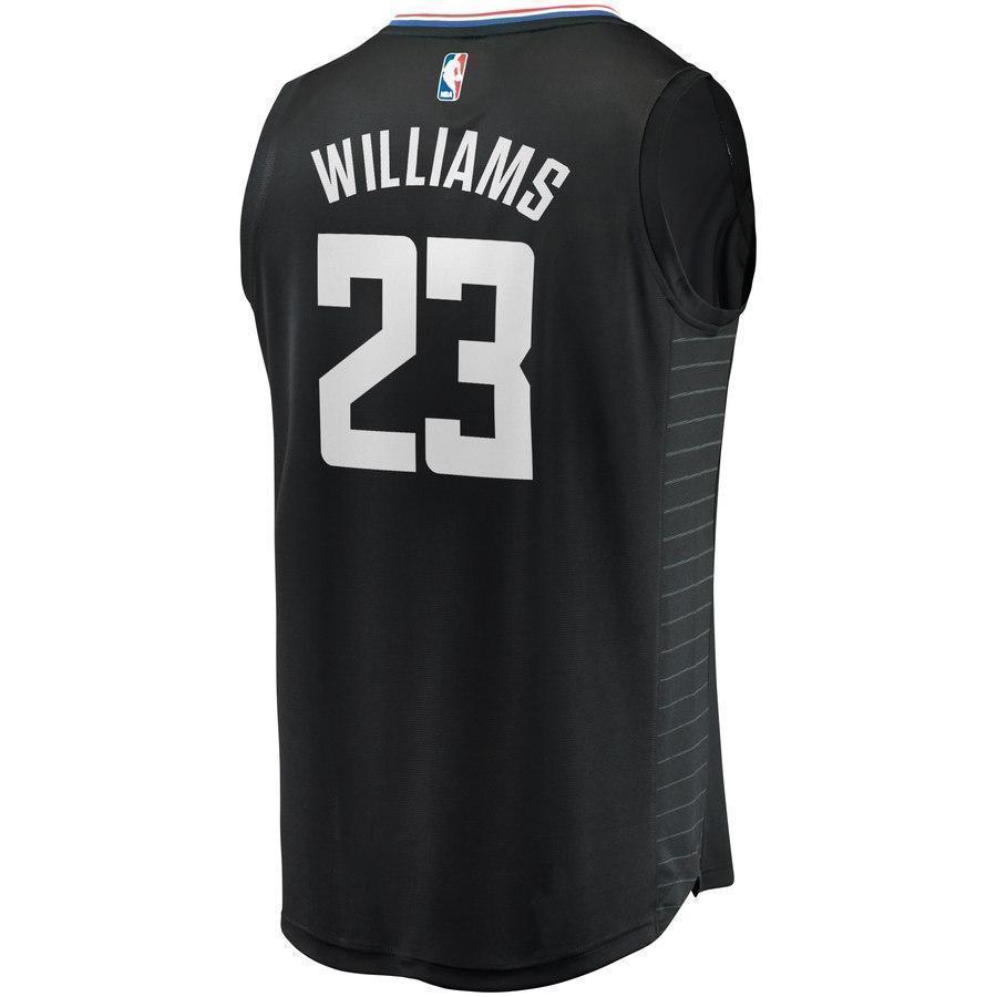 23-Lou Williams LA Clippers  Jersey Black - Statement Edition