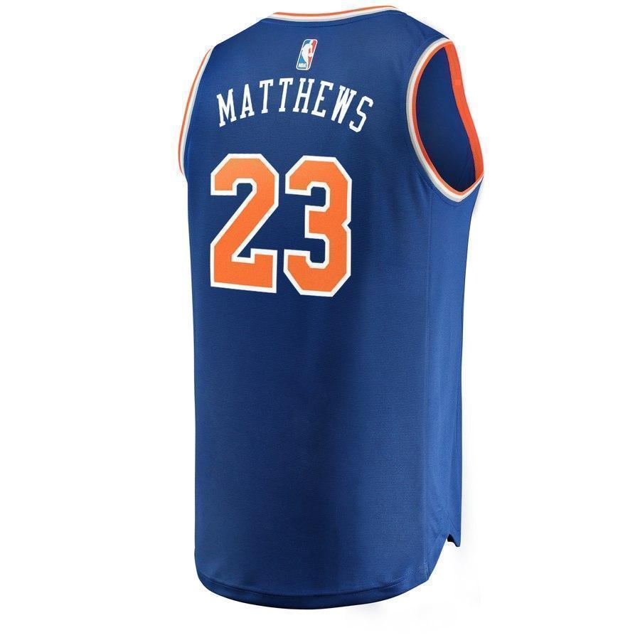 23-Wesley Matthews New York Knicks Jersey - Icon Edition - Royal