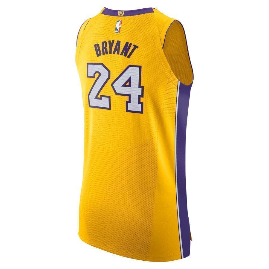 24-Kobe Bryant Los Angeles Lakers Jersey Yellow - Icon Edition