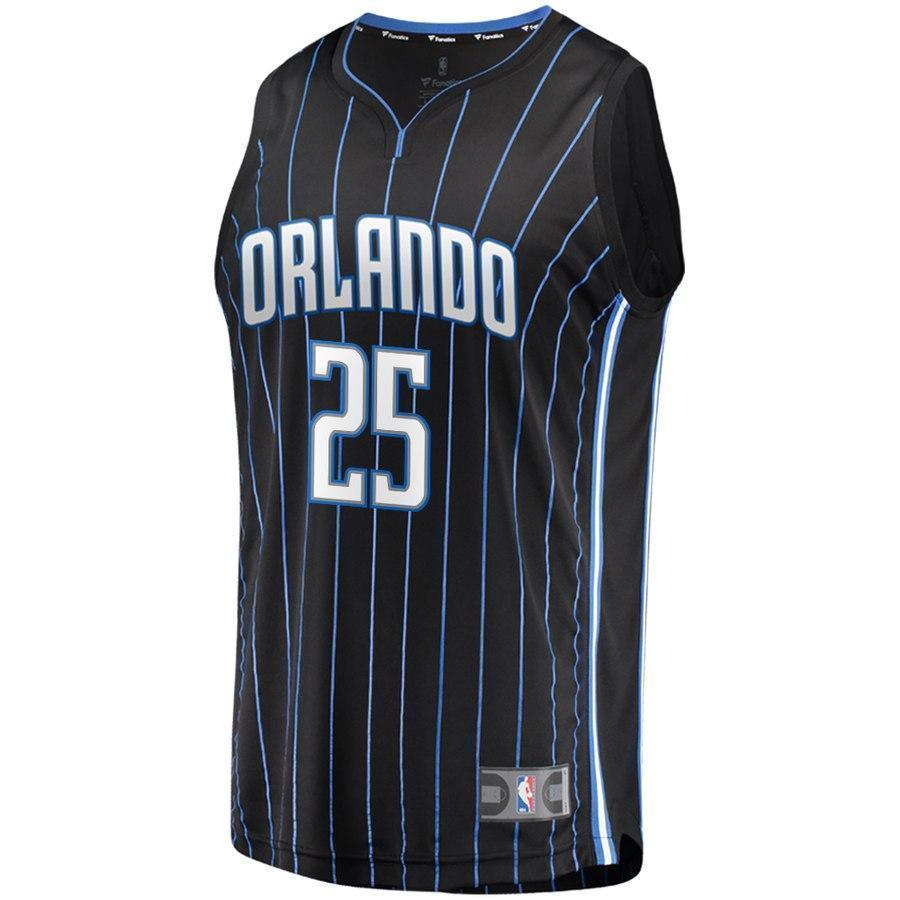 25-Wesley Iwundu Orlando Magic  Jersey - Statement Edition - Black