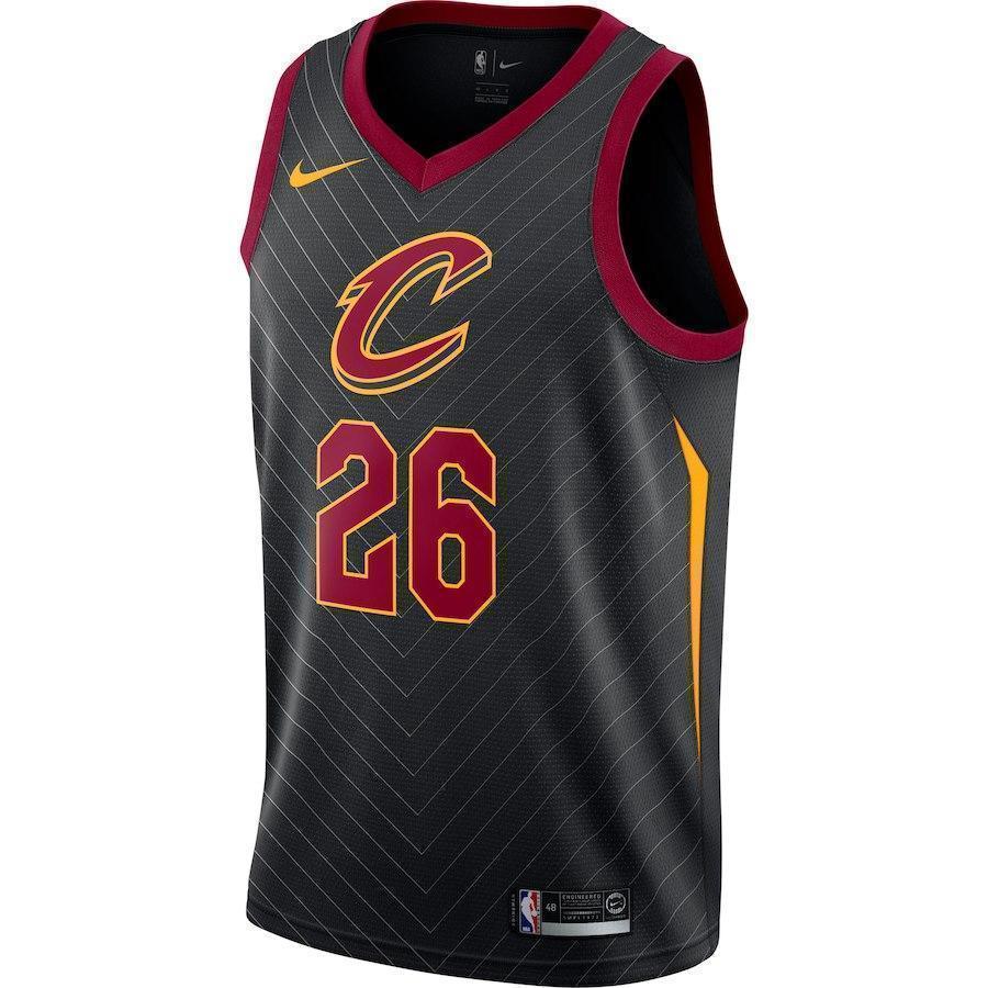 26-Kyle Korver Cleveland Cavaliers Swingman Jersey - Statement Edition – Black