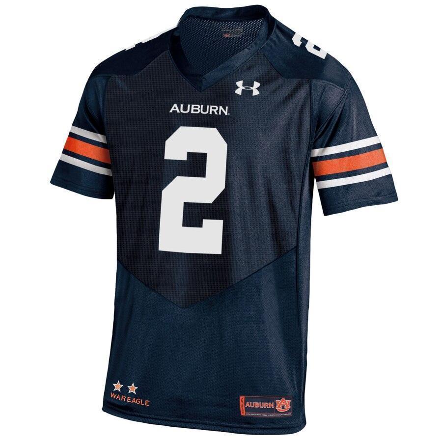 #2 Auburn Tigers Under Armour Premier Jersey - Navy