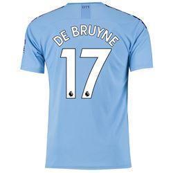 De Bruyne 17 Manchester City Home Soccer Jersey 2019-20