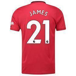 James 21 Manchester United Home Soccer Jersey 2019-20