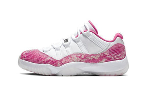 The Air Jordan Low  Pink Snake Skin 11s 2019