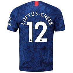 12-Loftus-Cheek Chelsea Home Soccer Jersey 2019-20