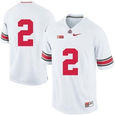 #2 Ohio State Buckeyes Nike Football Jersey - White