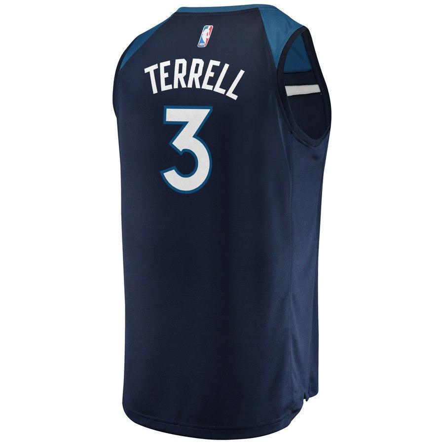 3-Jared Terrell Minnesota Timberwolves  Jersey - Icon Edition - Blue