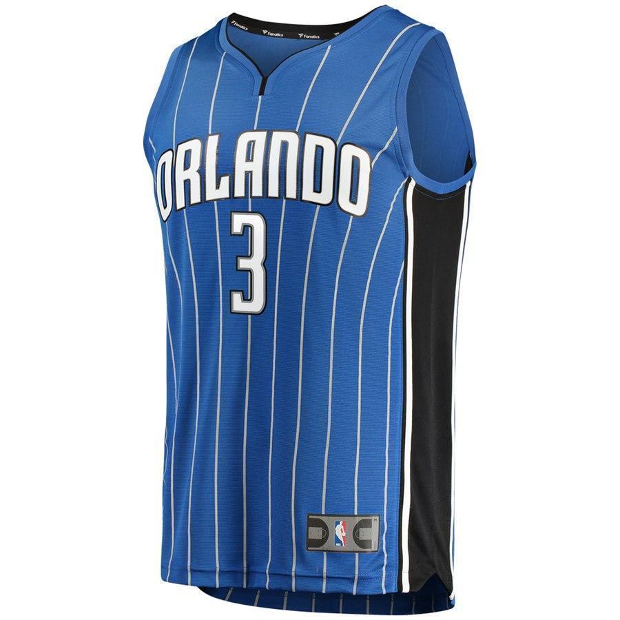 3-Troy Caupain Orlando Magic  Jersey - Icon Edition - Blue