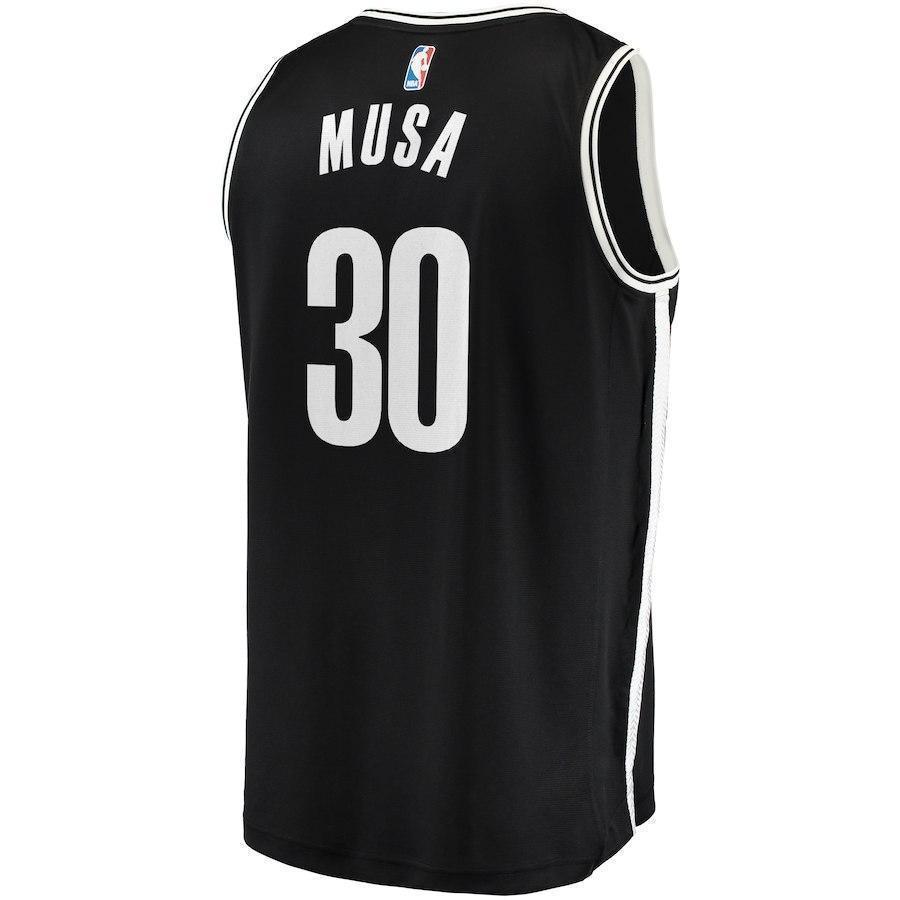 30-Dzanan Musa Brooklyn Nets  Jersey - Icon Edition - Black