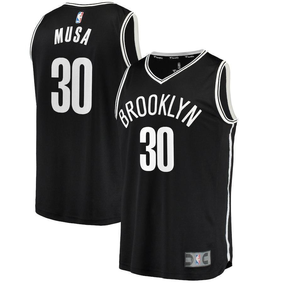 30-Dzanan Musa Brooklyn Nets  Jersey - Icon Edition - Black